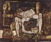 Egon Schiele Blind Mother France oil painting artist